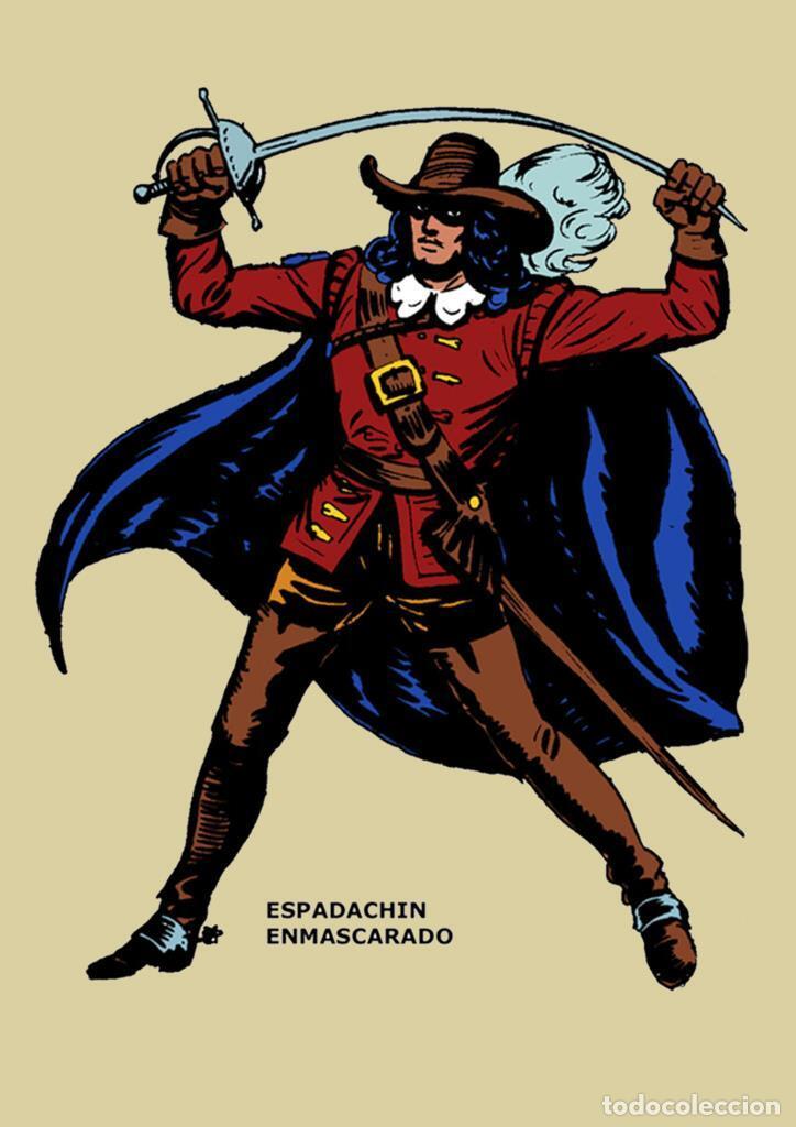 Comics: Poster DIN 4 numero 0273: Espadachin Enmascarado, serie Clasicos Espa&ntilde;oles - NULL