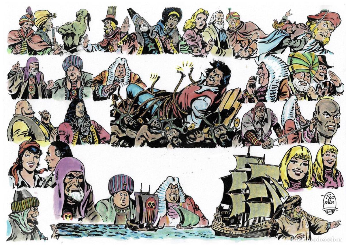 Comics: Poster DIN 4 numero 0335: El Corsario de Hierro, visto por Txomin - NULL