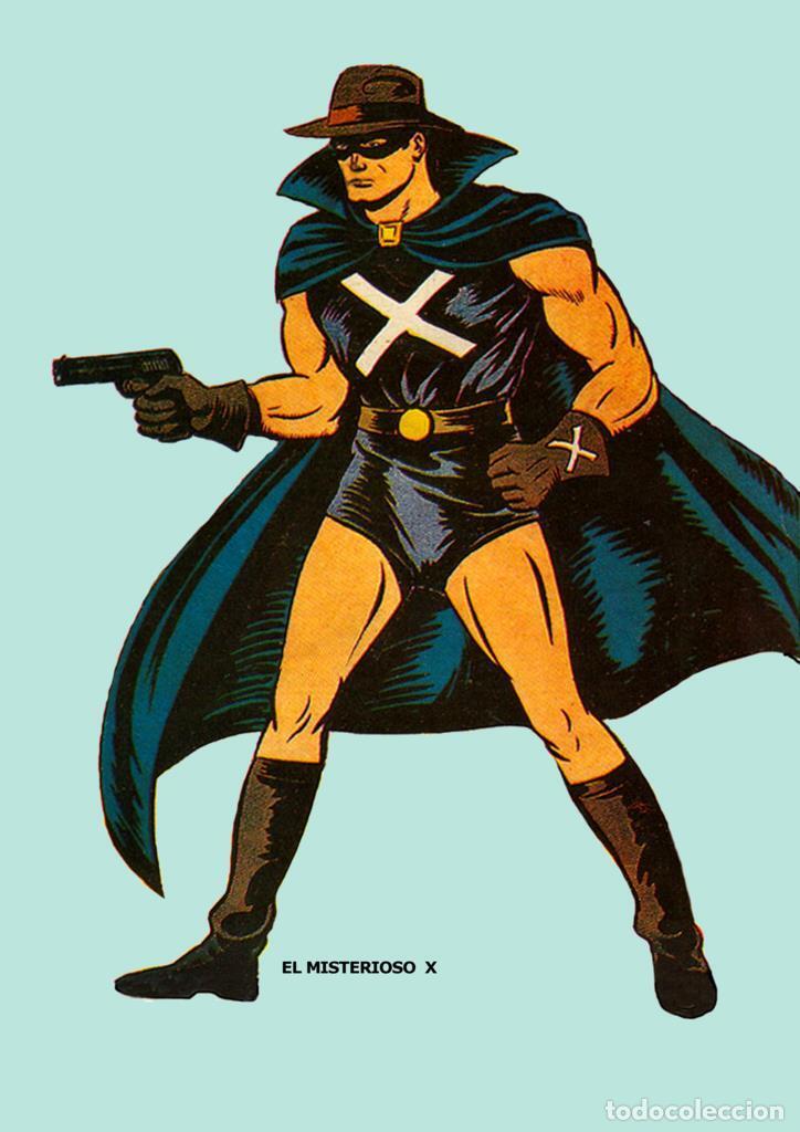 Comics: Poster DIN 4 numero 0298: El Misterio X de Manuel Gago, serie Clasicos Espa&ntilde;oles - NULL