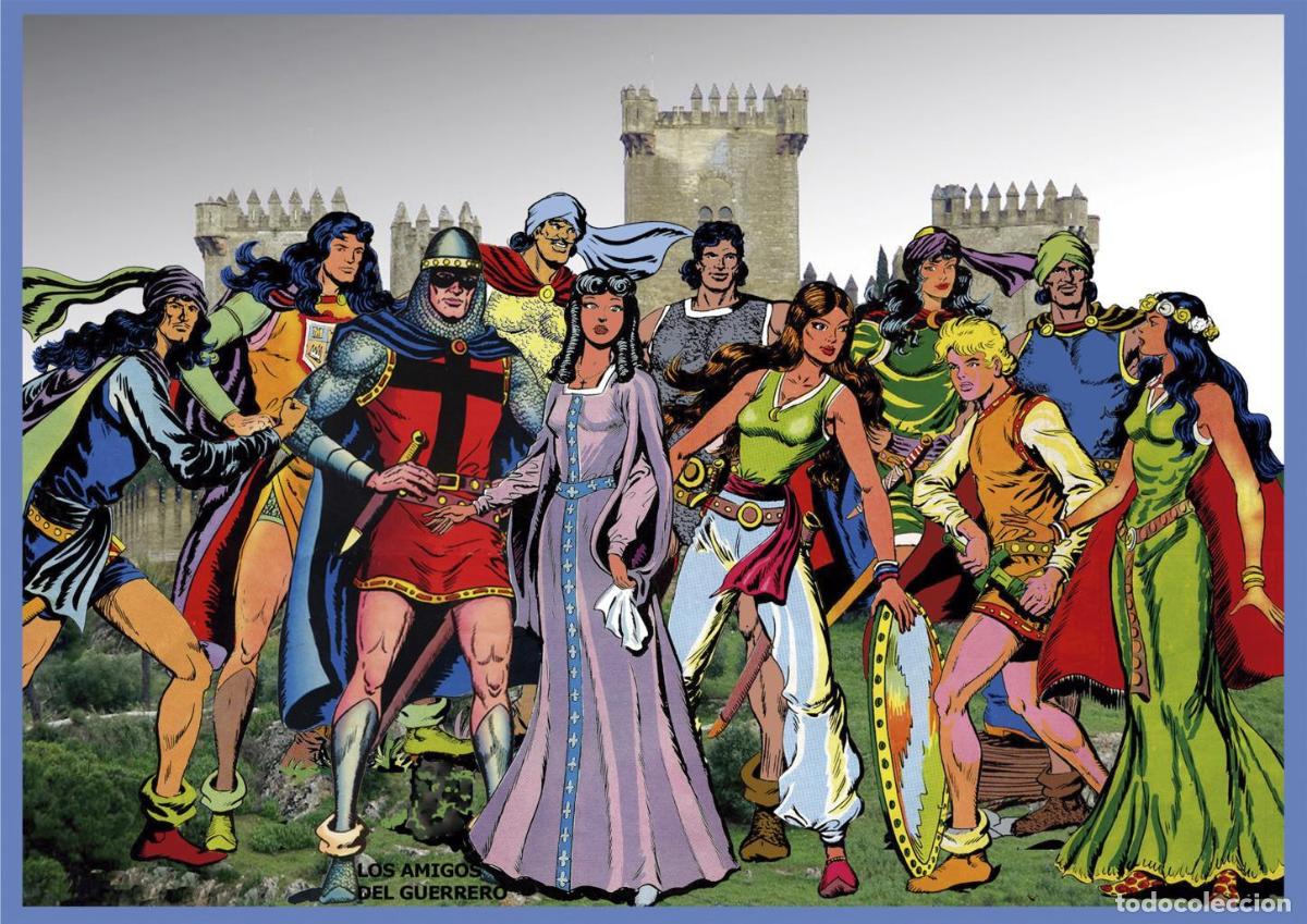 Comics: Poster DIN 4 numero 0020: El Guerrero del Antifaz, los amigos, serie El Guerrero del Antifaz - NULL