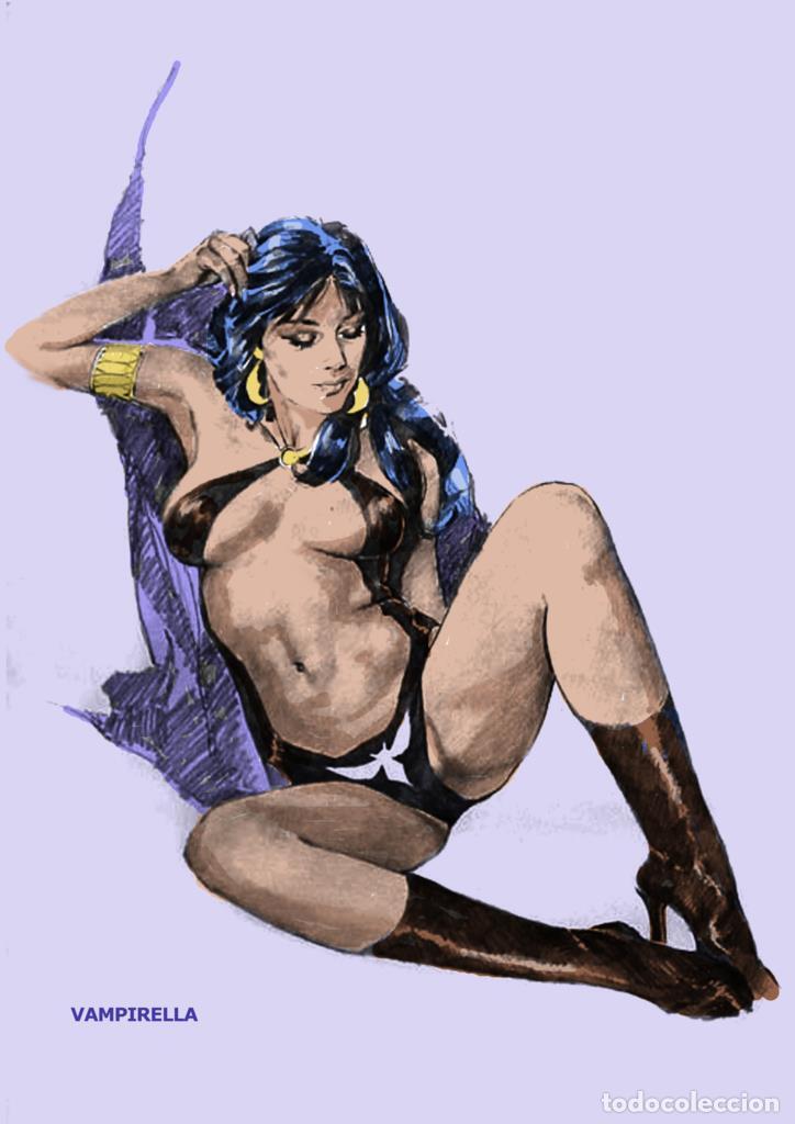 C&oacute;mics: Poster DIN 4 numero 0148: Vampirella de Pepe Gonzalez - NULL