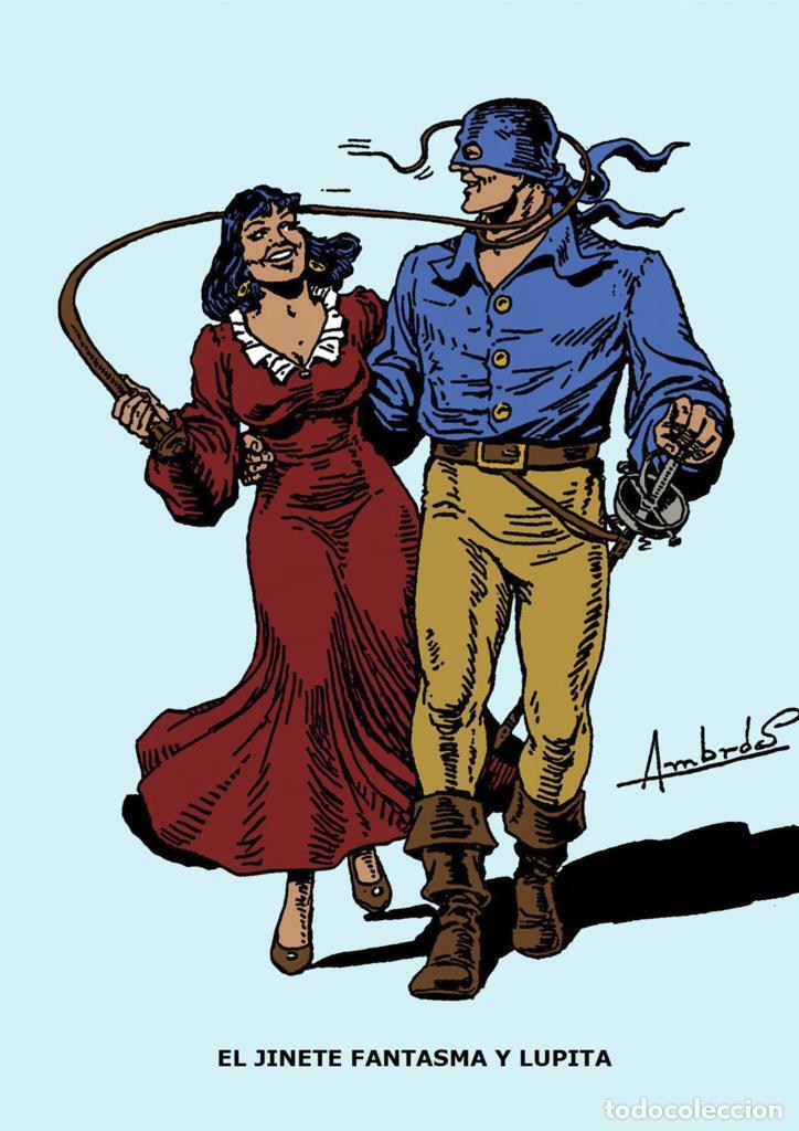 Comics: Poster DIN 4 numero 0142: El Jinete Fantasma y Lupita - NULL