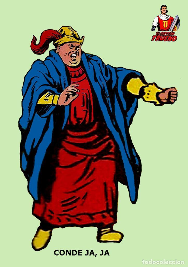 Comics: Poster DIN 4 numero 0482: El Capitan Trueno: Conde Ja,Ja - NULL
