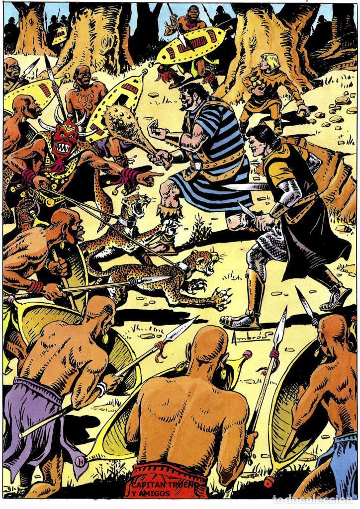 Comics: Poster DIN 4 numero 0128: El Capitan Trueno y amigos - NULL