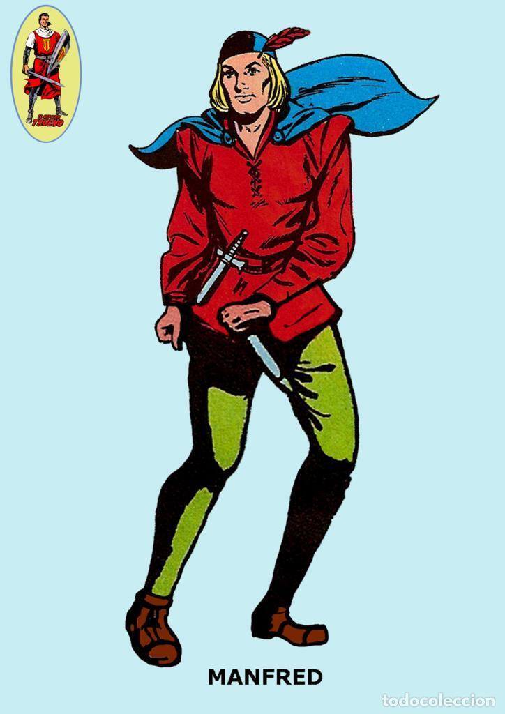 Fumetti: Poster DIN 4 numero 0493: El Capitan Trueno: Manfred - NULL