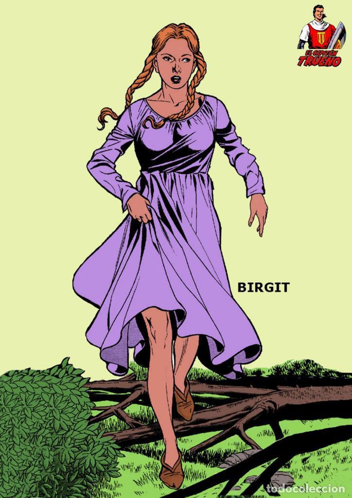 Fumetti: Poster DIN 4 numero 0489: El Capitan Trueno: Birgit - NULL