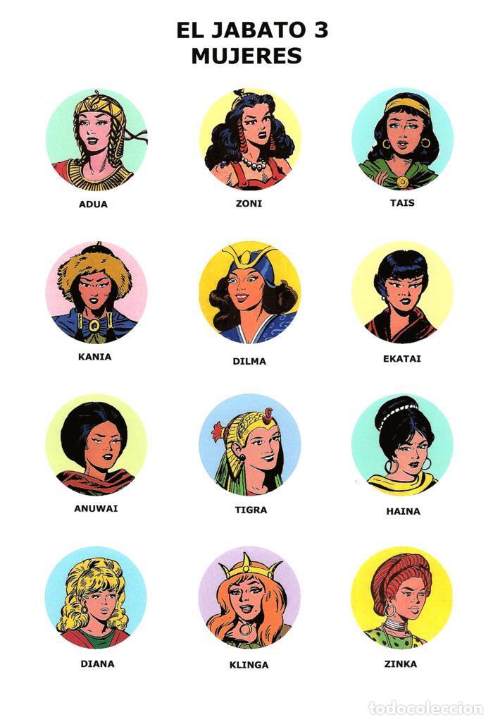 Comics : Poster DIN 4 numero 0752: El Jabato 3 serie: Las Mujeres - NULL