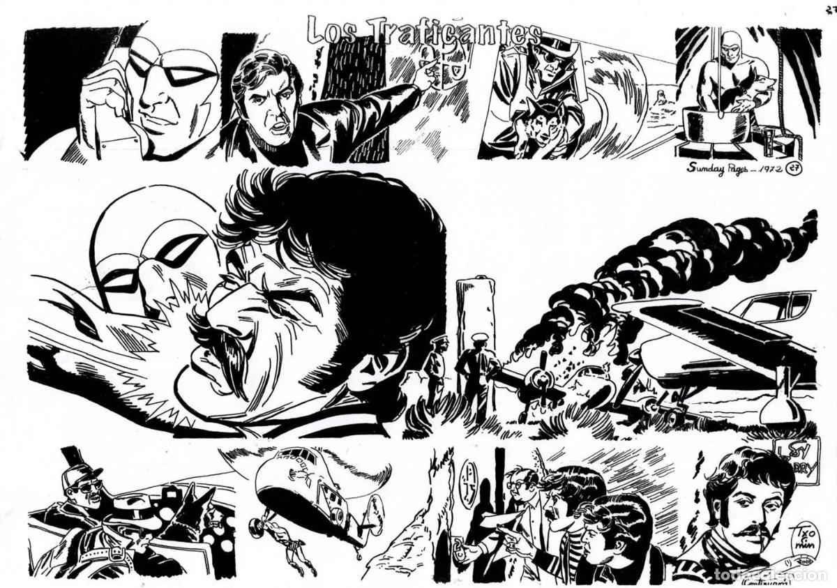 Comics : Poster DIN 4 numero 1320: The Phantom: serie El Hombre Enmascarado: Los traficantes - NULL