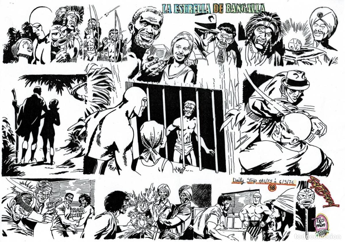 C&oacute;mics: Poster DIN 4 numero 1346: The Phantom: serie El Hombre Enmascarado: La estrella de Bangalla - NULL