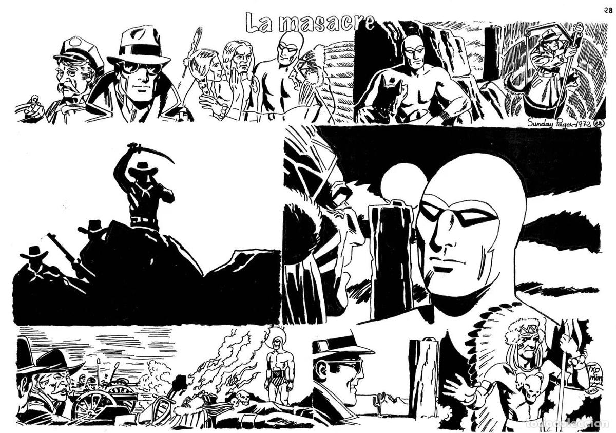 C&oacute;mics: Poster DIN 4 numero 1321: The Phantom: serie El Hombre Enmascarado: La masacre - NULL
