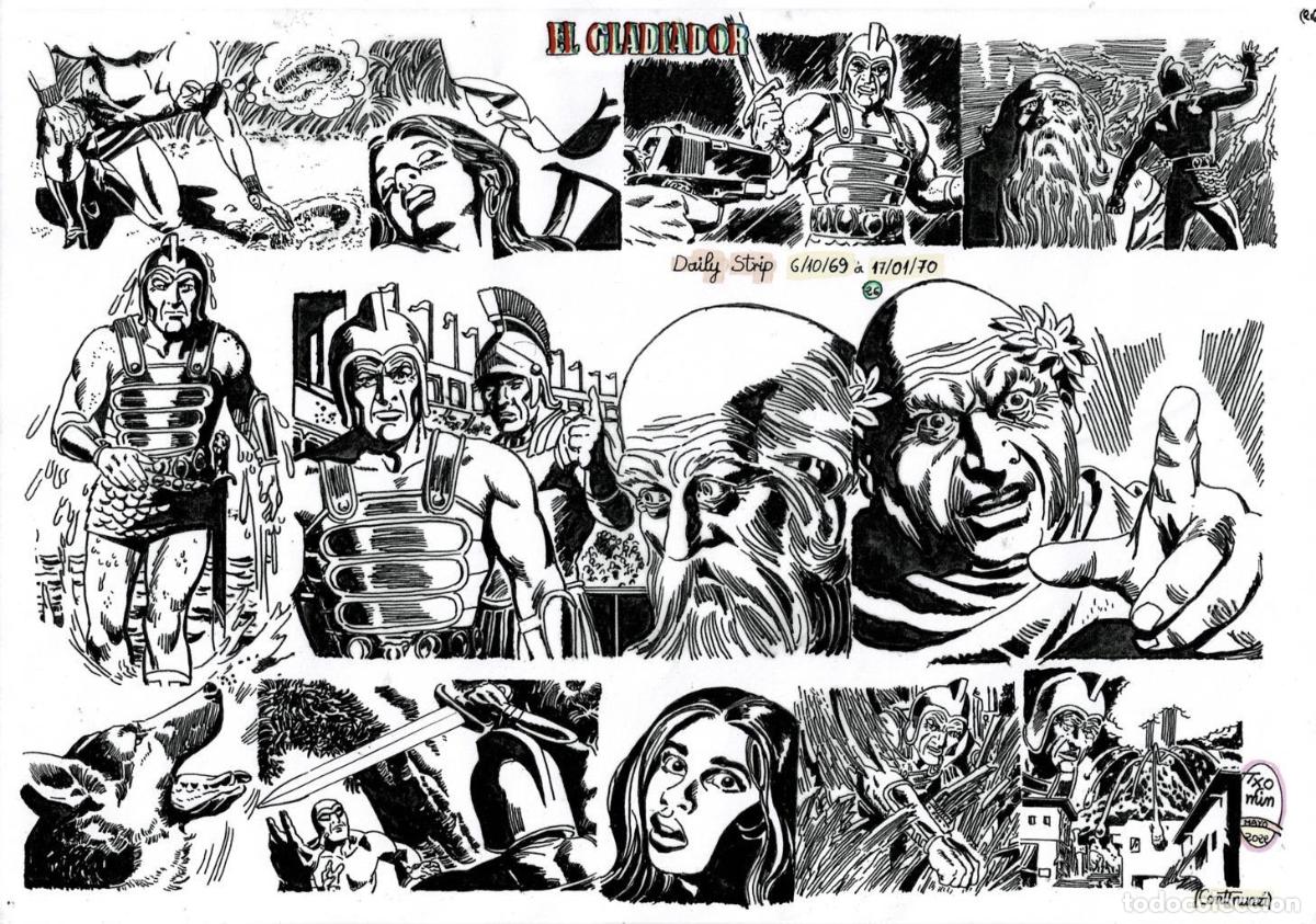 C&oacute;mics: Poster DIN 4 numero 1412: The Phantom-El Fantasma: El gladiador - NULL