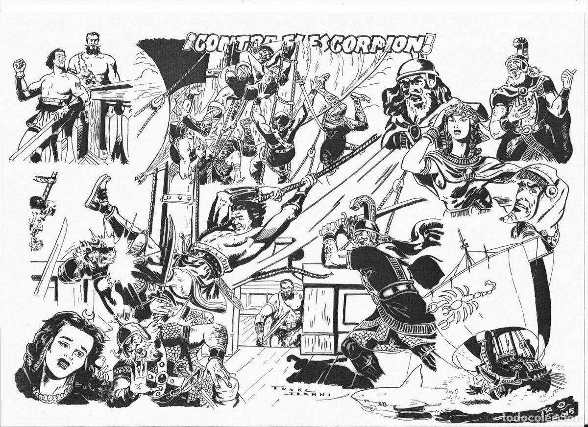C&oacute;mics: Poster DIN 4 numero 1437: El Jabato: Contra el escorpion - NULL