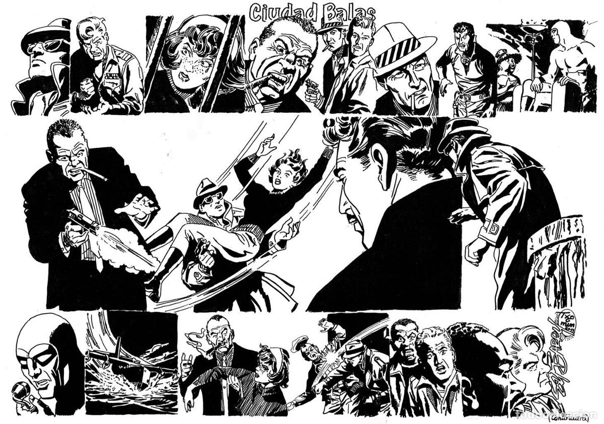 Comics : Poster DIN 4 numero 1443: The Phantom-El Fantasma: Ciudad Balas - NULL