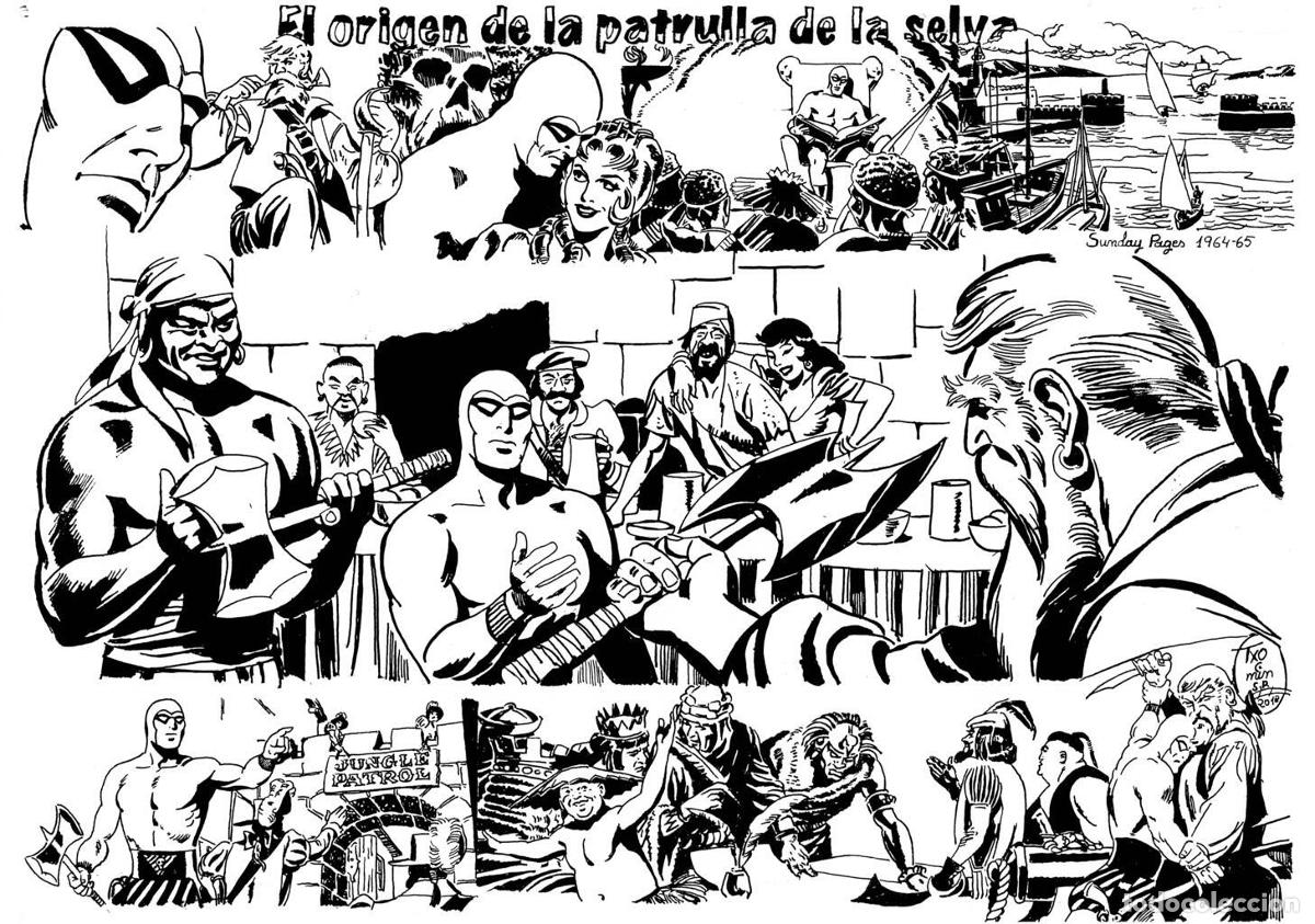 Comics : Poster DIN 4 numero 1471: The Phantom-El Fantasma: El origen de la patrulla de la selva - NULL