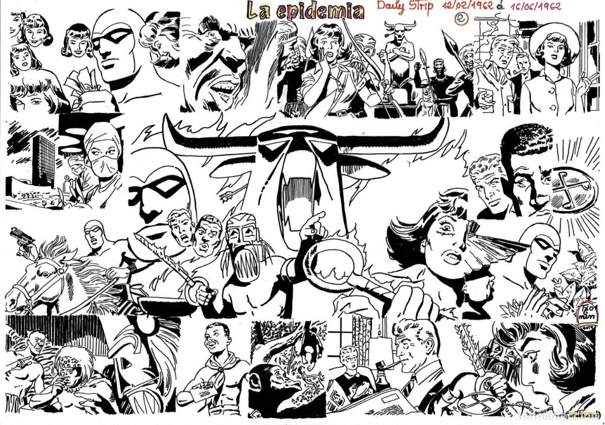 Comics : Poster DIN 4 numero 1476: The Phantom-El Fantasma: La epidemia - NULL