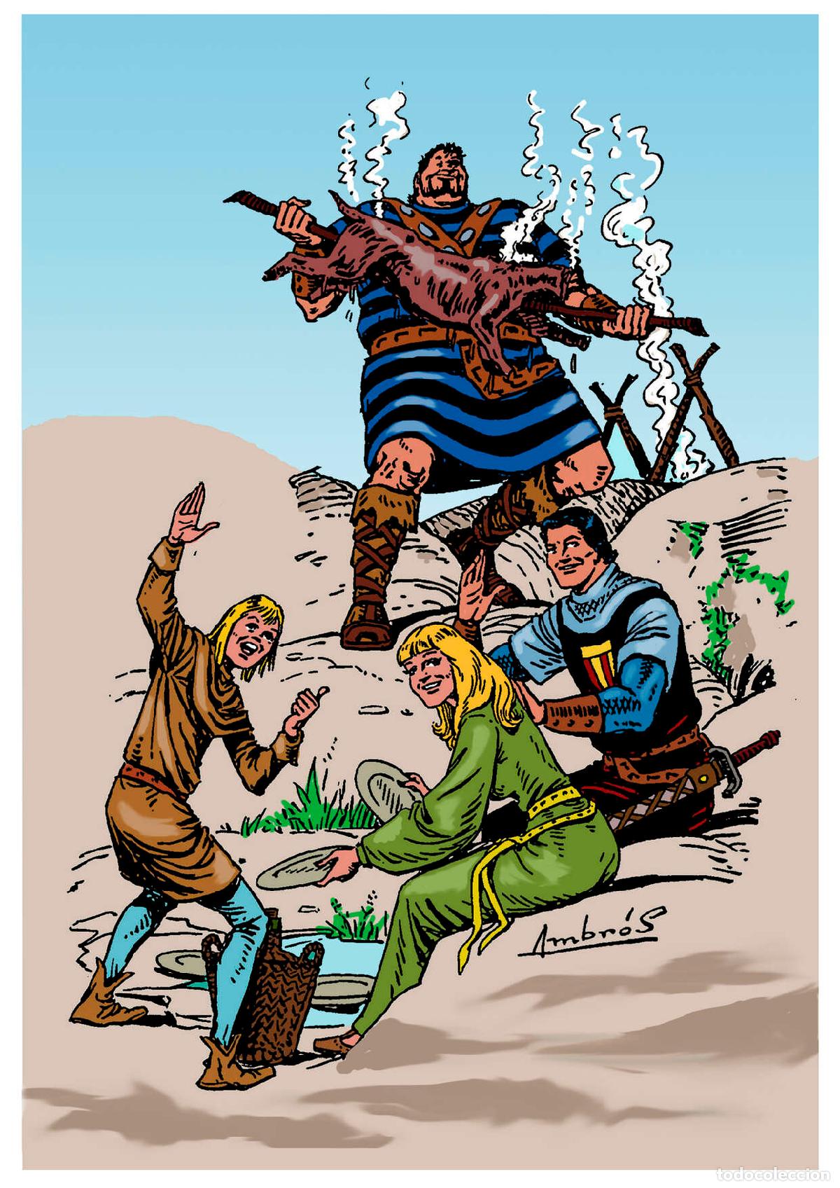 Comics: Poster DIN 4 numero 0002: El Capitan Trueno