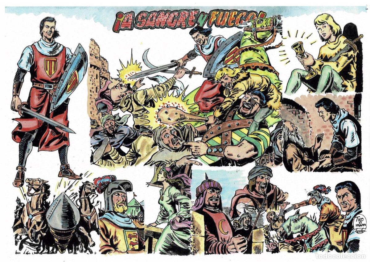 Comics: Poster DIN 4 numero 0319: El Capitan Trueno: A sangre y fuego - NULL