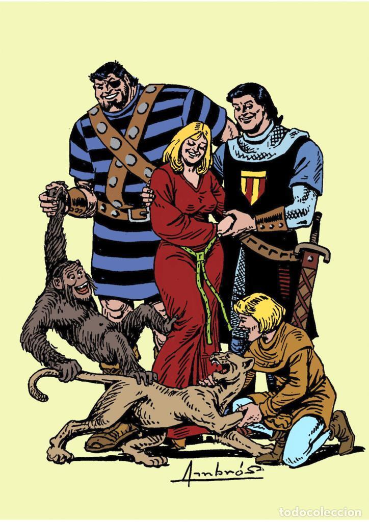 Fumetti: Poster DIN 4 numero 0800: El Capitan Trueno y sus amigos - NULL