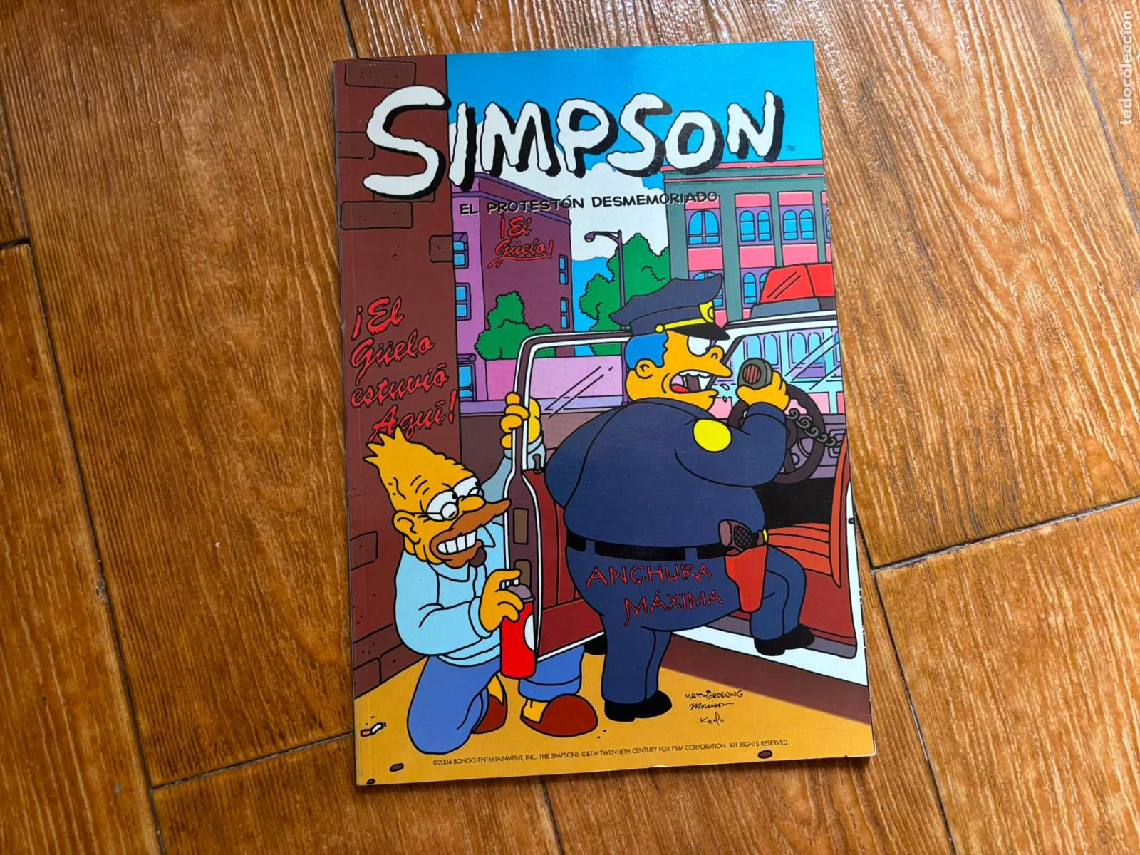 C&oacute;mics: LOS SIMPSON EL PROTESTON DESMEMORIADO