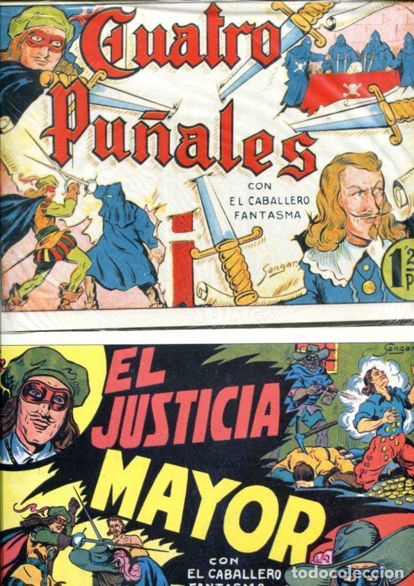 C&oacute;mics: Facsimil: El Caballero Fantasma de Sangar, coleccion 12 cuadernos - Sangar