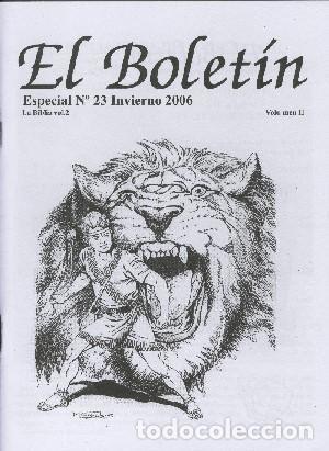 C&oacute;mics: Fanzine: El Boletin Especial numero 023: La Biblia en los comics volumen 2 (invierno 2006) - varios