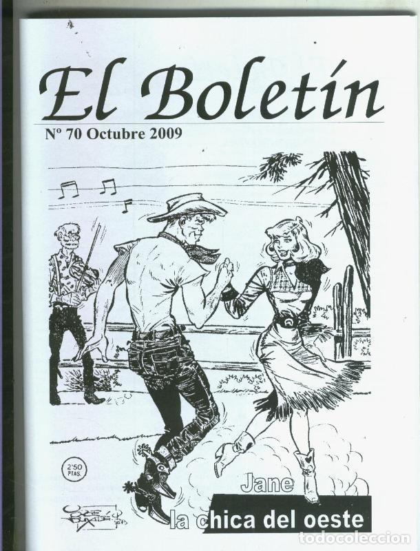Fumetti: El Boletin trimestral numero 070 (octubre 2009): Buixade y Jane - Carlos Gonzalez-Manuel Lopez