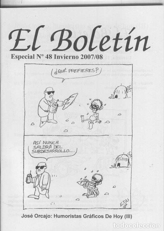 Comics: Fanzine: El Boletin Especial numero 048: Humoristas graficos volumen 3 - Jose Orcajo