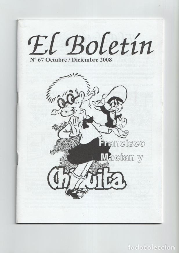 Fumetti: El Boletin trimestral numero 067: Francisco Macian y Chiquitqa - Carlos Gonzalez-Manuel Lopez