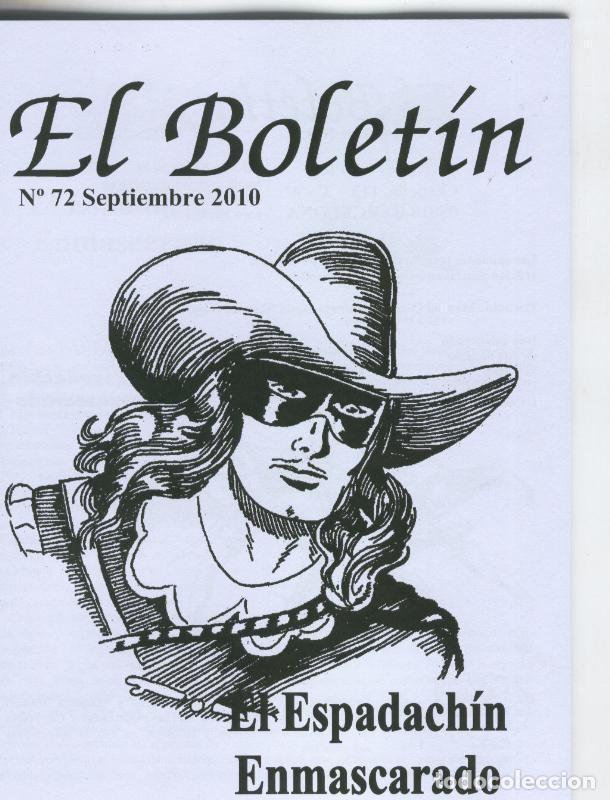 Comics : El Boletin trimestral numero 072: El Espadachin Enmascarado y Rosa Galceran - Carlos Gonzalez-Manuel