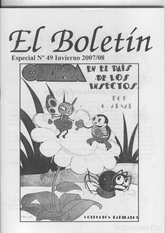 Comics: Fanzine: El Boletin Especial numero 049: Guerra en el pais de los insectos - Cabrero Arnal