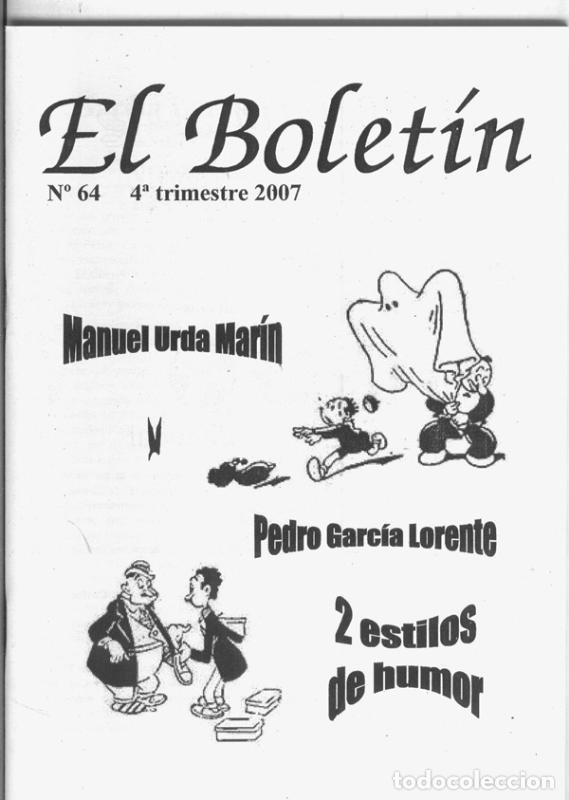 Fumetti: Fanzine: El Boletin trimestral numero 064 (2007): Urda - Carlos-Tere