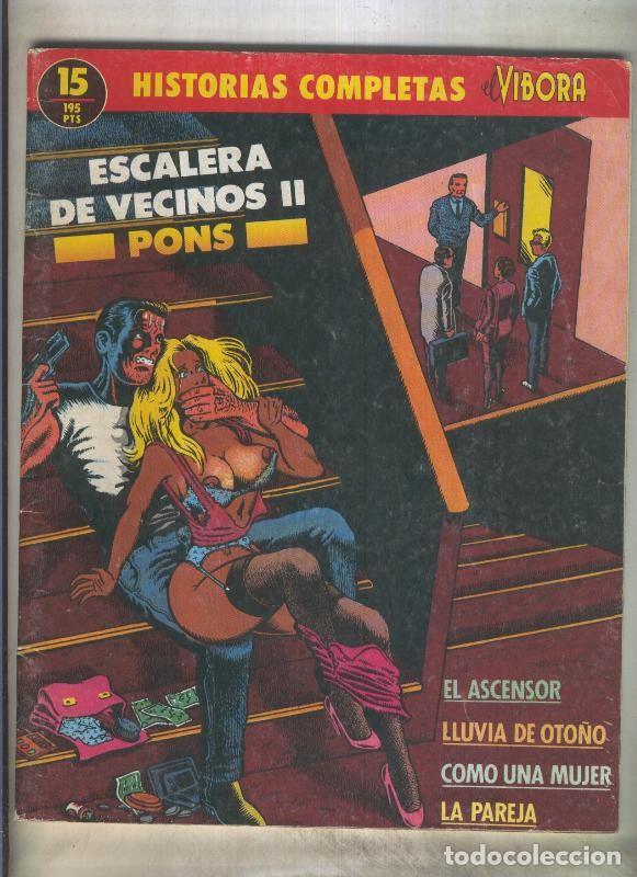 Comics : Historias completas de El Vibora numero 15: Escalera de Vecinos II (numerado 1 en trasera) - Pons