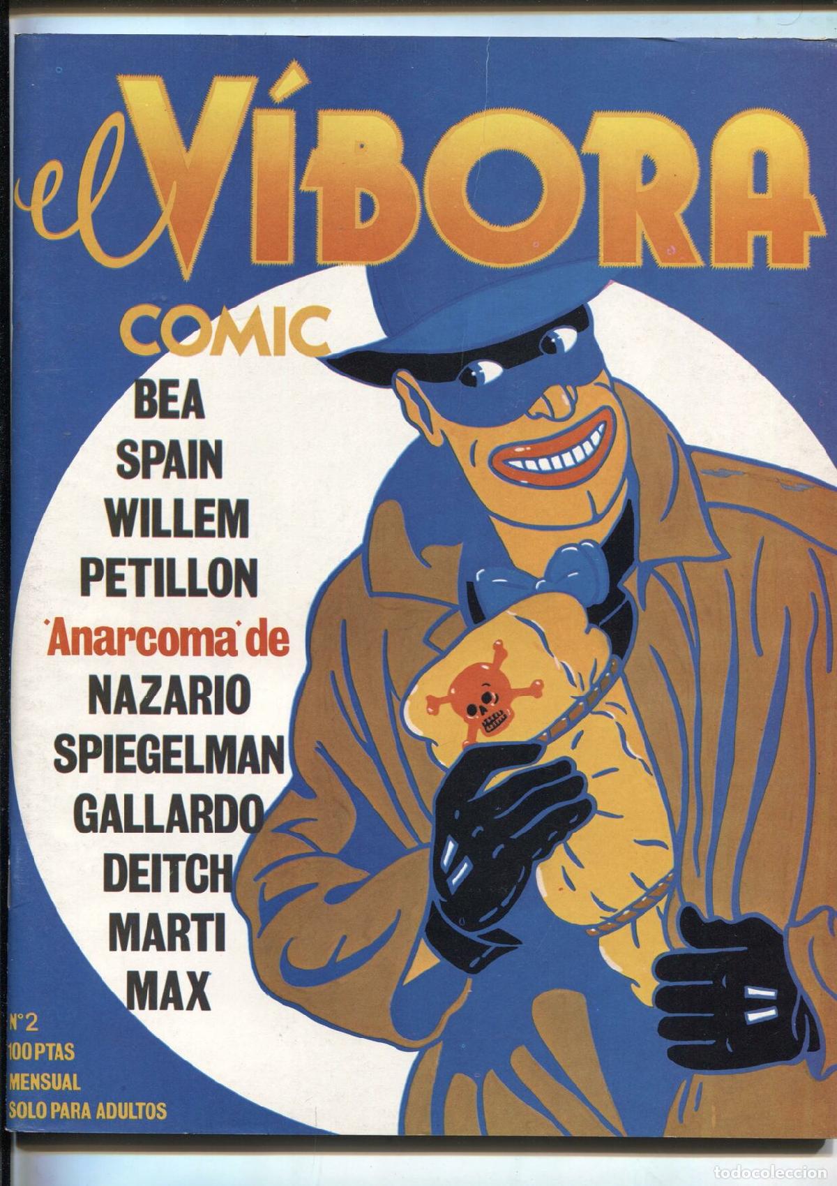 Comics: El Vibora revista numero 002: Anarcoma de nazario, Tony nueva ola de Marti - Varios