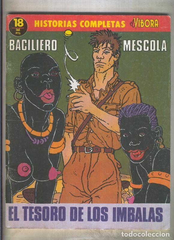 Comics : Historias completas de El Vibora numero 18: El tesoro de los Imbalas (numerado 1 en trasera) - Bacil