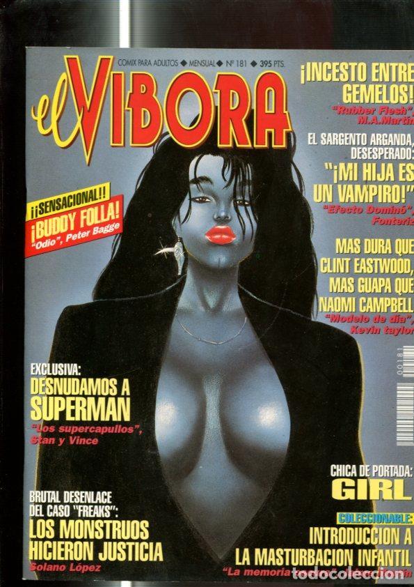 Fumetti: El Vibora revista numero 181: Rubber Flesh, Odio, Modelo de dia, etc - Varios