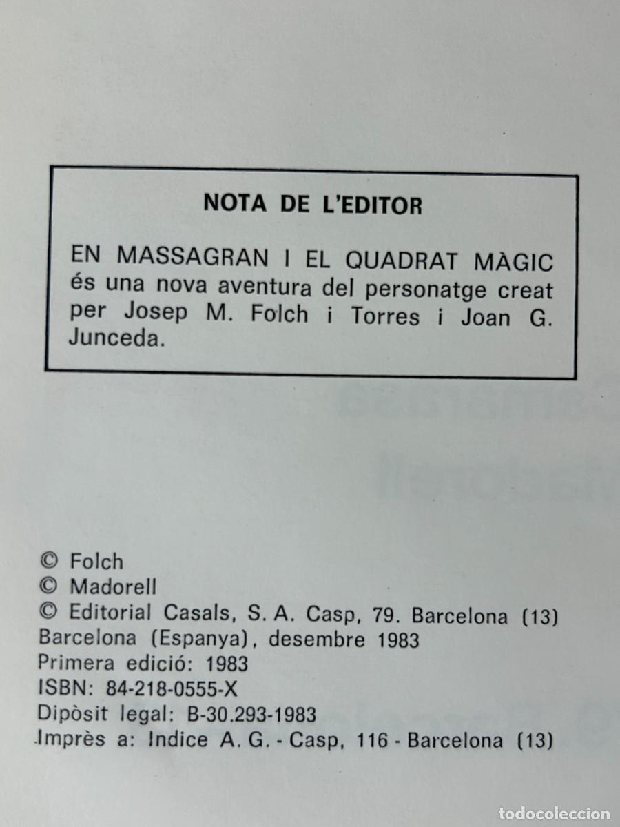 C&oacute;mics: Massagran i el quadrat m&agrave;gic 1983 - Foto 4