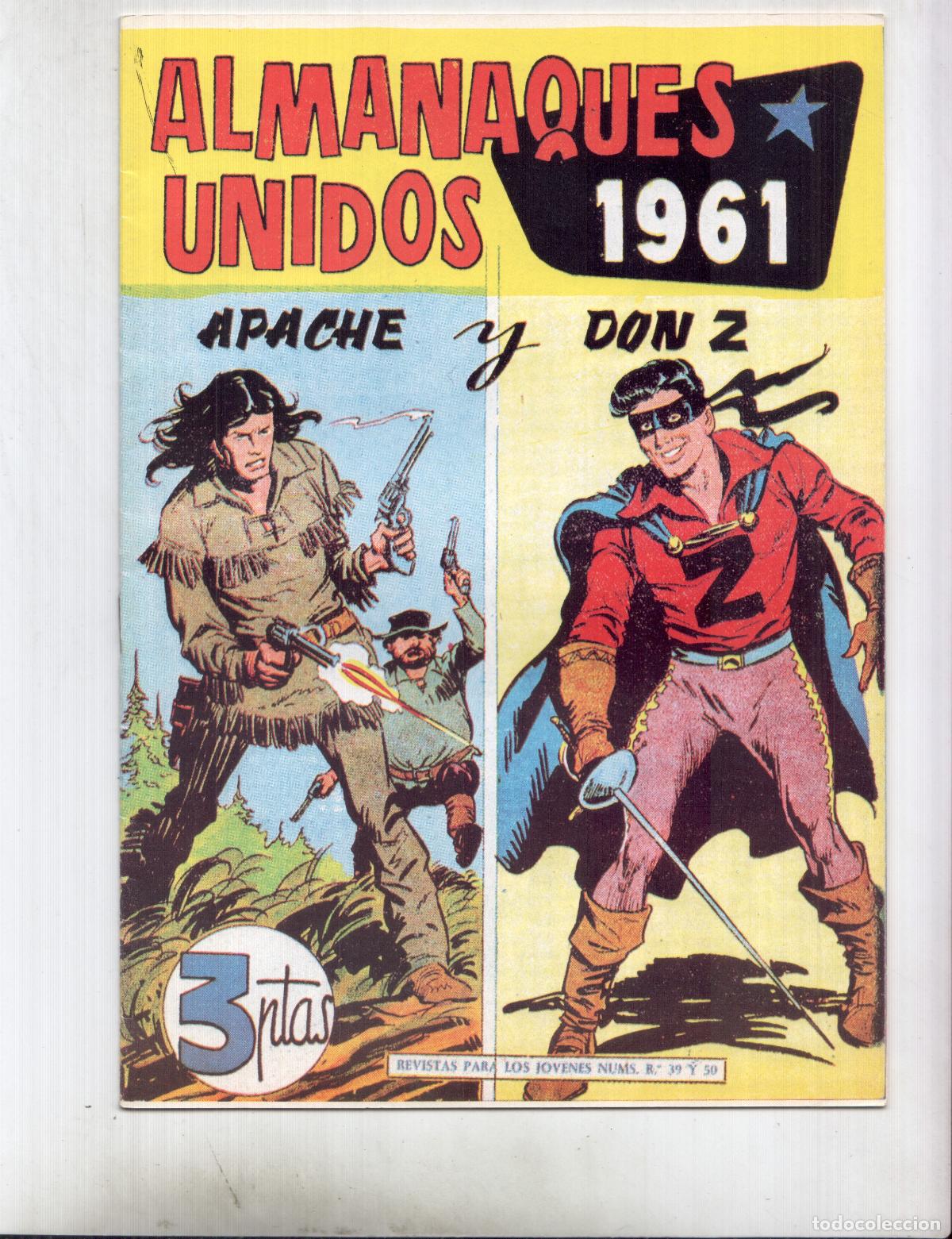 C&oacute;mics: Facsimil: Almanaque 1961 de Apache y Don Z - - Foto 1