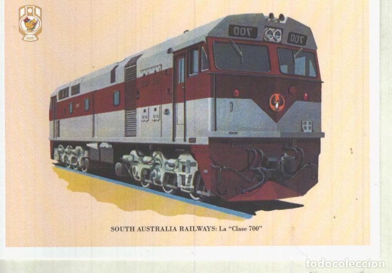 Fumetti: Postal / Postcard: El Boletin serie 1 numero 12 de 12: South Australia Railway, clase 700 - A.Llop