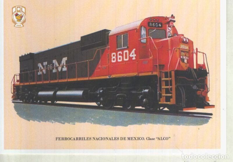 Fumetti: Postal / Postcard: El Boletin serie 1 numero 02 de 12: Clase Alco de Ferrocarriles Nacionales de Mex