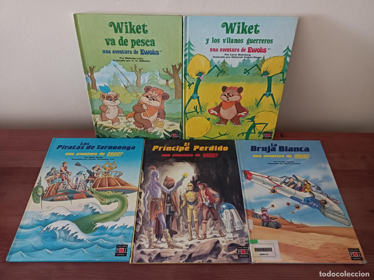 Comics: 5 C&Oacute;MICS DROIDS EWOKS STAR WARS WIKET LOS PIRATAS DE TARNOONGA LA BRUJA BLANCA EL PR&Iacute;NCIPE PERDIDO