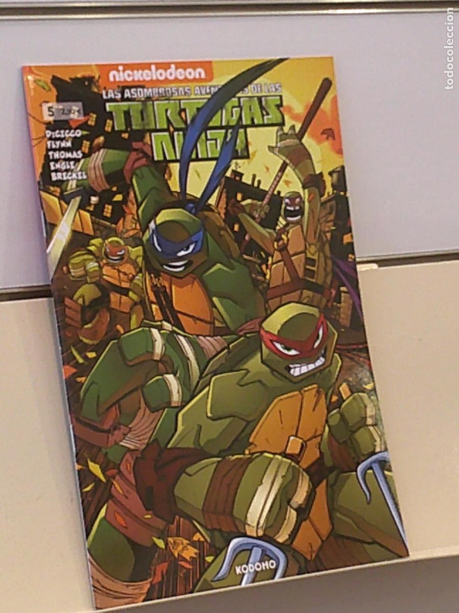 C&oacute;mics: LAS ASOMBROSAS AVENTURAS DE LAS TORTUGAS NINJA N&ordm; 5 KODOMO - ECC - Foto 1