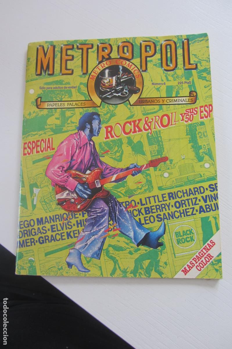 C&oacute;mics: METROPOL 6 PAPELES URBANOS, FALACES Y CRIMINALES (Vvaa) Metropol, 1983 ARX275