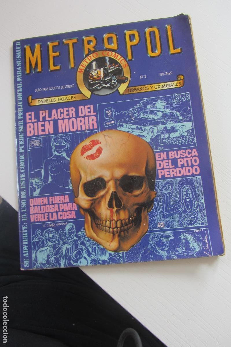C&oacute;mics: METROPOL 3 PAPELES URBANOS, FALACES Y CRIMINALES (Vvaa) Metropol, 1983 ARX275