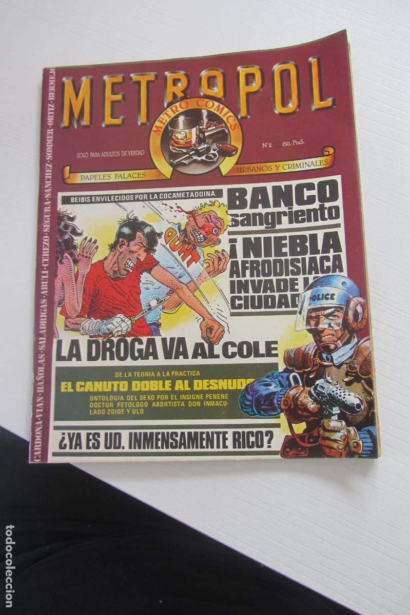 C&oacute;mics: METROPOL 2 PAPELES URBANOS, FALACES Y CRIMINALES (Vvaa) Metropol, 1983 ARX275