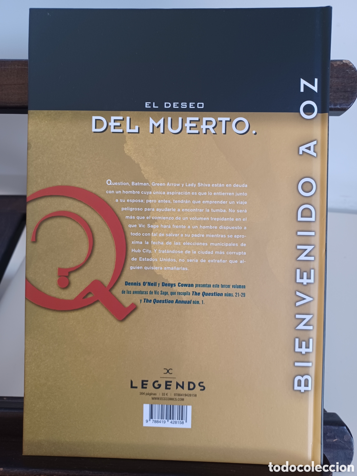 C&oacute;mics: Question. Vol. 3. Bienvenido a Oz/ DC Legends/ ECC, 2022/ A ESTRENAR - Foto 2