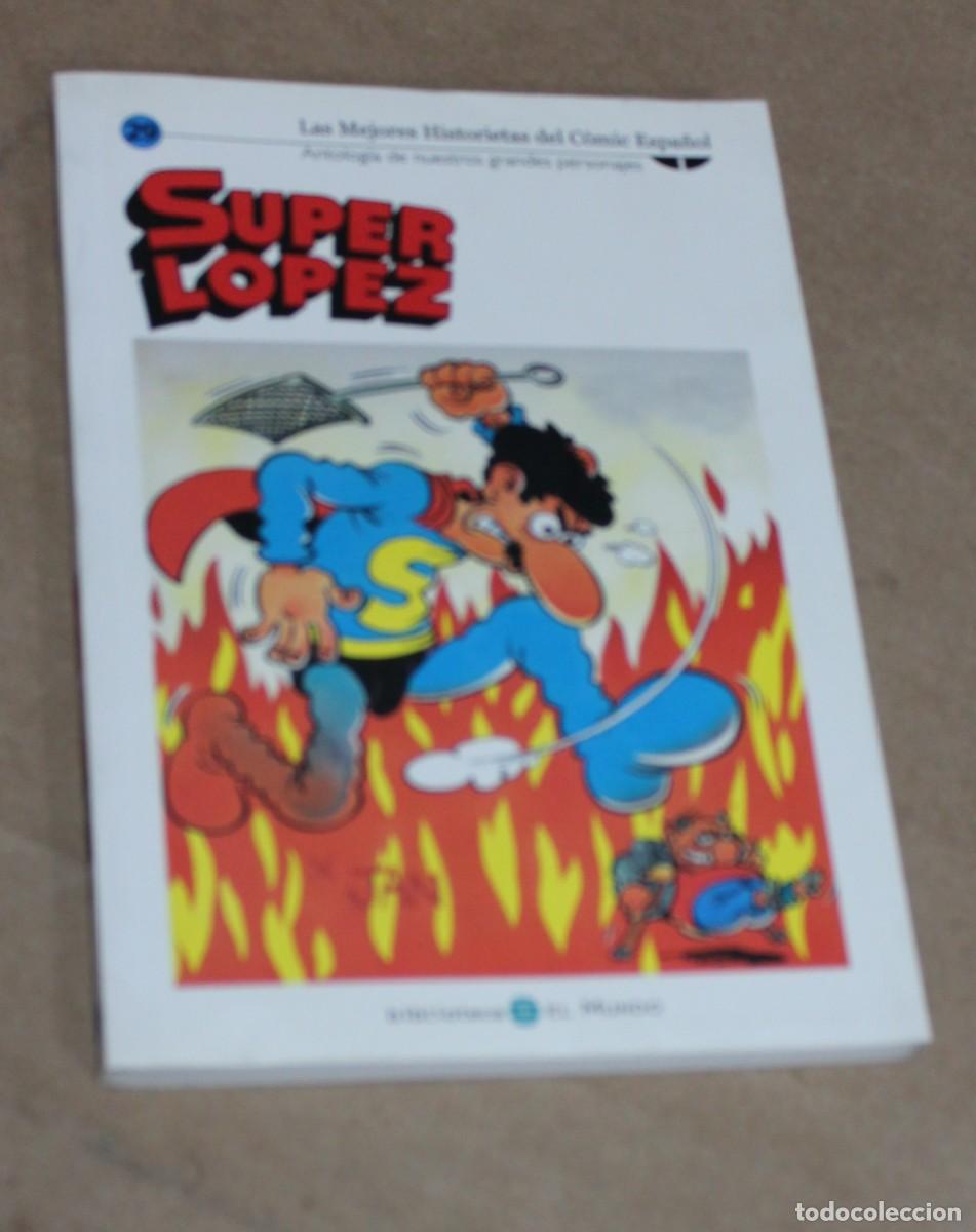 Comics: SUPER LOPEZ - El Infierno, Las minas del rey Soplom&oacute;n, El dios del bit - MUNDO 29 - Muy buen estado