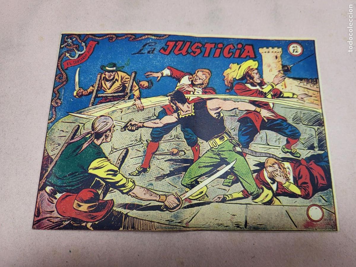 Comics: ANTIGUO COMIC TEBEO EL CORSARIO AZUL LA JUSTICIA 12