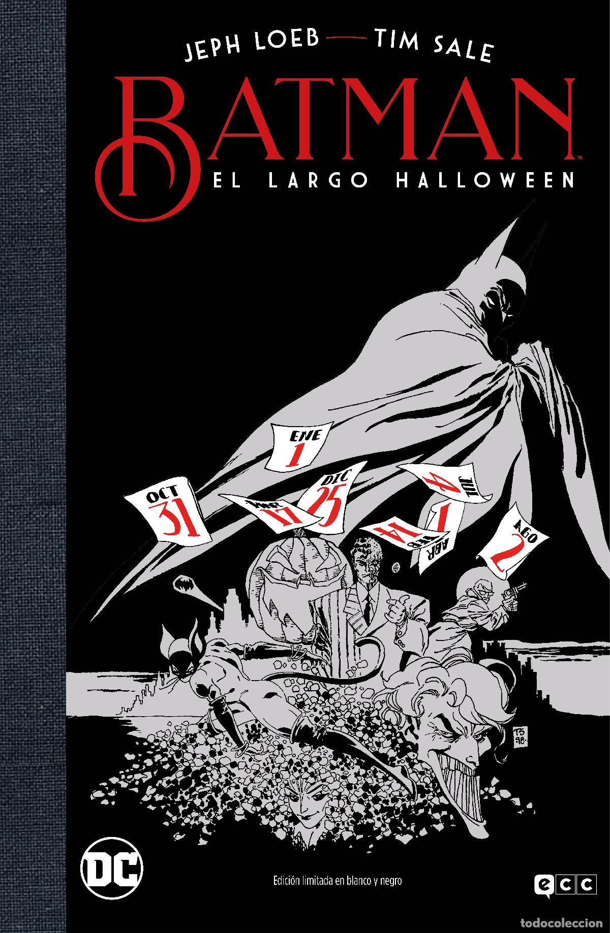 C&oacute;mics: Batman: El largo Halloween - Edici&oacute;n Deluxe en blanco y negro - Jeph Loeb, Tim Sale