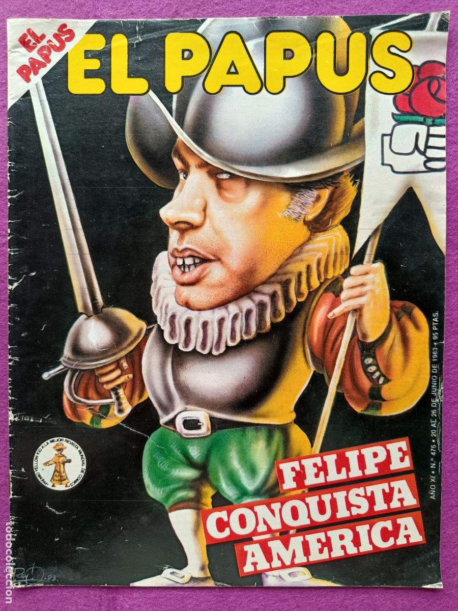 Comics : EL PAPUS FELIPE CONQUISTA AMERICA A&Ntilde;O XI N&ordm; 475 1983