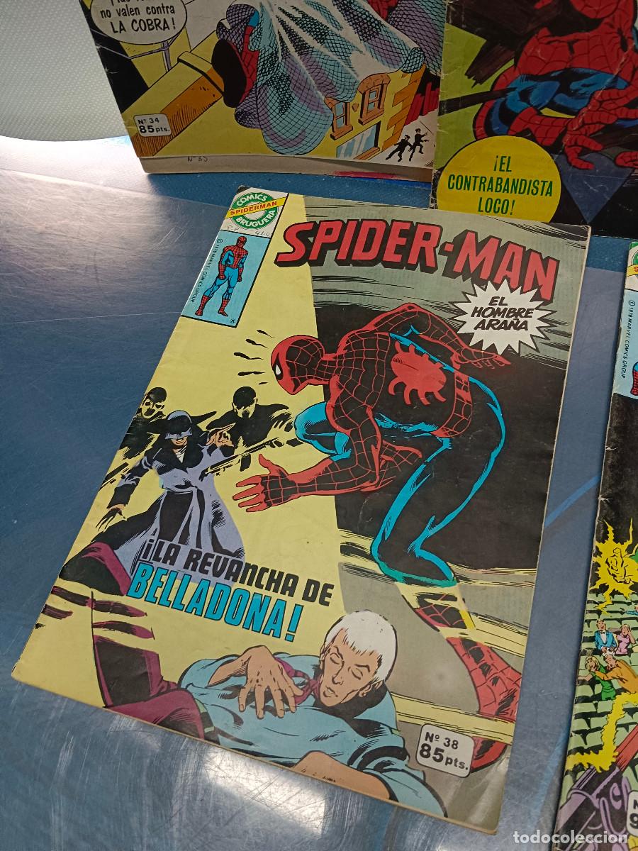 C&oacute;mics: spider-man, bruguera, n&uacute;meros 34, 35, 37, 38 y 65 - Foto 3